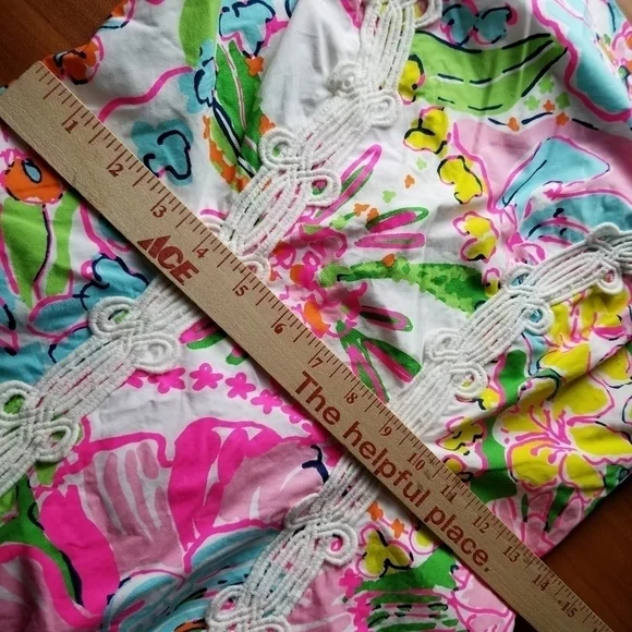 Lilly Pulitzer Target 20th Anniversary Nosey Posie Sleeveless Dress Lace Size 2 - Picture 5 of 16